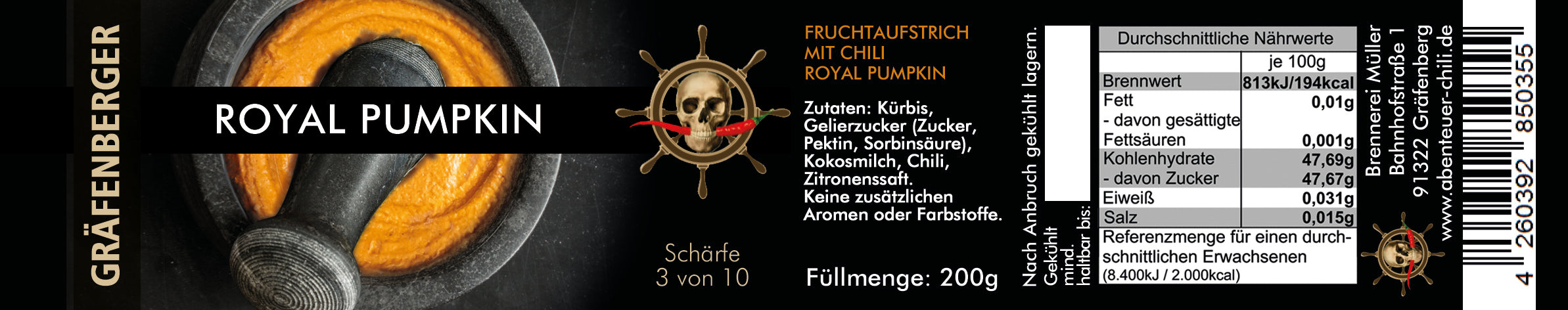 Royal Pumpkin Fruchtaufstrich