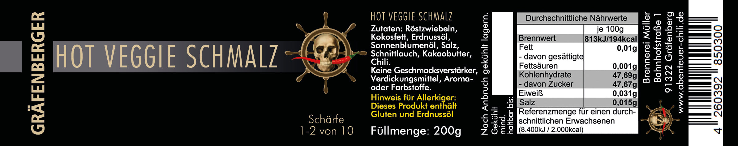 Hot Veggi Schmalz Aufstrich